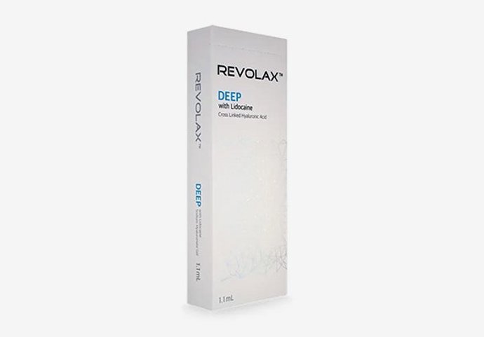 Revolax Deep' com lidocaína, fabricado pela Across.