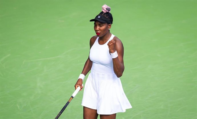 Archivo - La tenista estadounidense Venus Williams durante un partido.