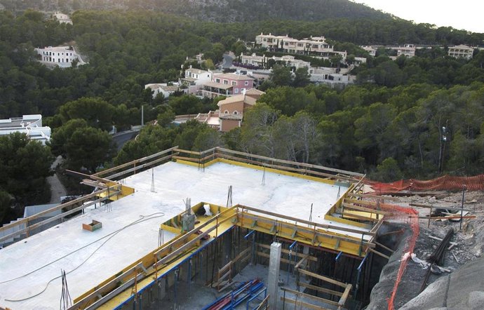 Archivo - Obra en Andratx, en una foto de archivo.