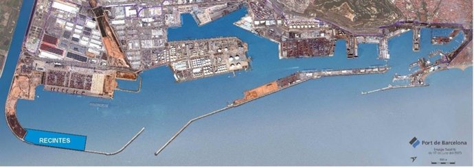 El Puerto de Barcelona adjudica la construcción de la mota de los recintos del muelle Catalunya