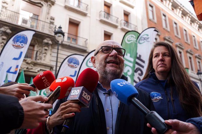 El presidente de CSIF, Miguel Borra.