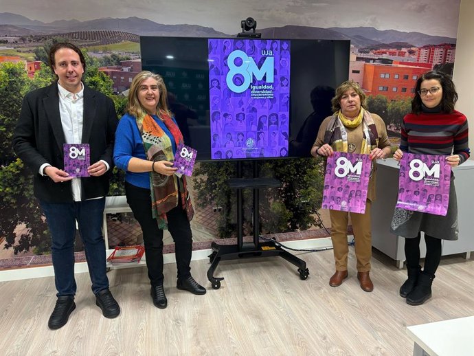 Presentación del programa de la Universidad de Jaén con motivo del Día Internacional de las Mujeres.