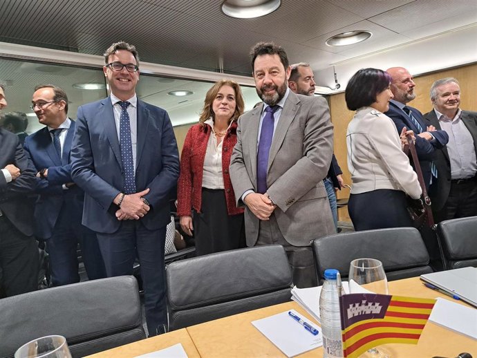 El conseller de Economía, Hacienda e Innovación del Govern, Antoni Costa,  en el Consejo de Política Fiscal y Financiera