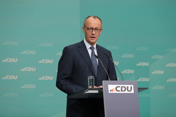 O líder da CDU da Alemanha, Friedrich Merz