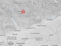 Registrado un terremoto de magnitud 4,1 en la provincia de Sevilla