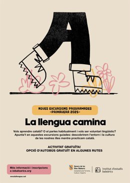 Cartel La llengua camina