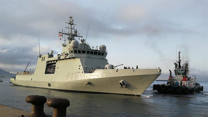 Archivo - El buque 'Audaz' 