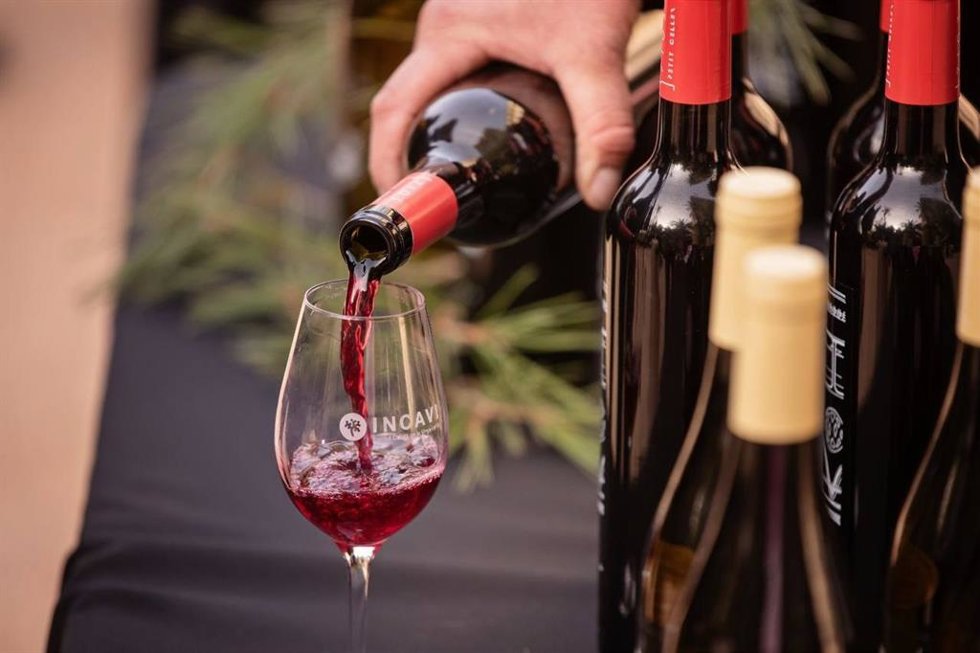Un vino catalán.