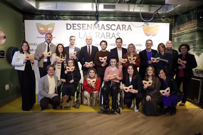 Presentación de la campaña 'Desenmascara las raras'.