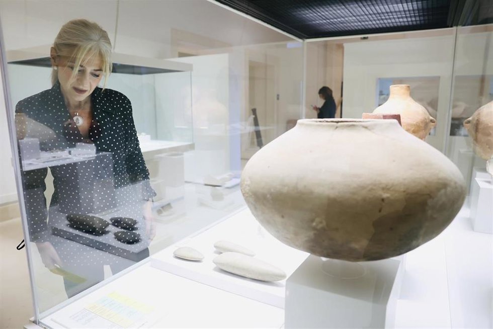 La consejera de Cultura y Deporte, Patricia del Pozo, en una visita al Museo de Cádiz.