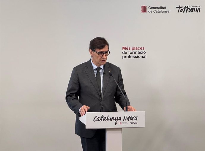 El president de la Generalitat, Salvador Illa