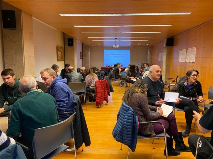 Una de las jornadas del proceso participativo contra la despoblación.