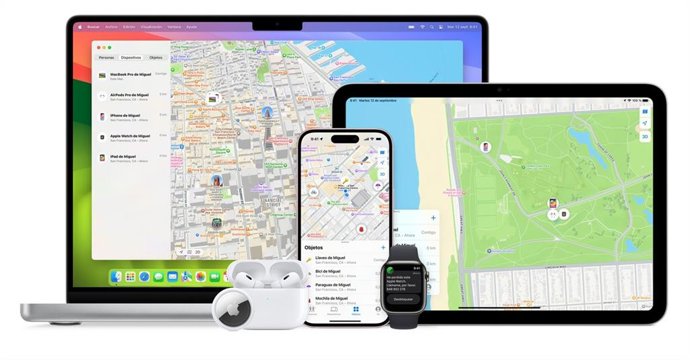 Dispositivos de rede de pesquisa da Apple