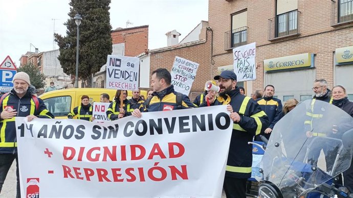 Concentración en Talavera de la Reina.