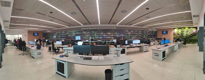 Centro de regulación de la circulación ferroviaria en Andalucía.