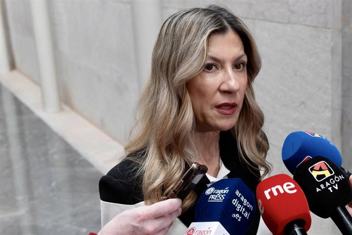 La vicepresidenta del Gobierno de Aragón, Mar Vaquero.