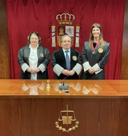 Toma de posesión de la nueva magistrada de la Sección Segunda de la Audiencia de Navarra.