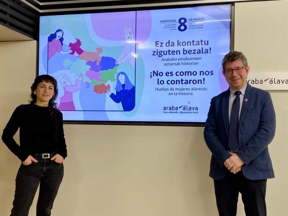 Presentación de Huellas de las mujeres alavesas en la historia