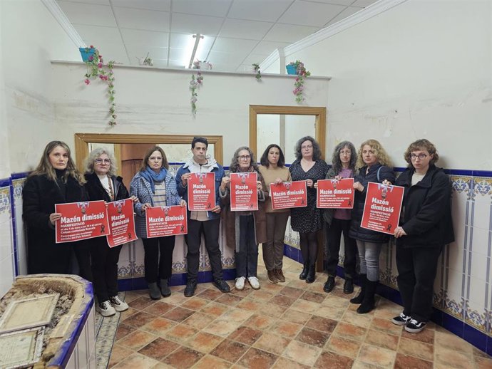 Presentación de la quinta manifestación contra la gestión de Mazón por la dana