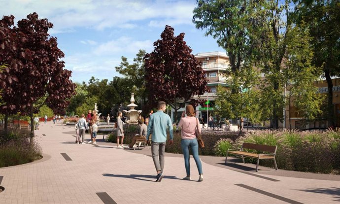 Versos de Lorca protagonizarán el pavimento del bulevar con su nombre en Vallecas con una remodelación esta primavera