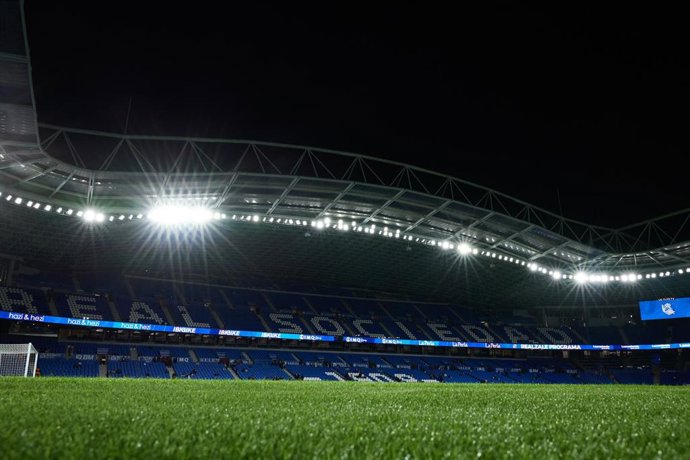 Archivo - Vista general del Reale Arena, en un Real Sociedad-CA Osasuna de LaLiga EA Sports.