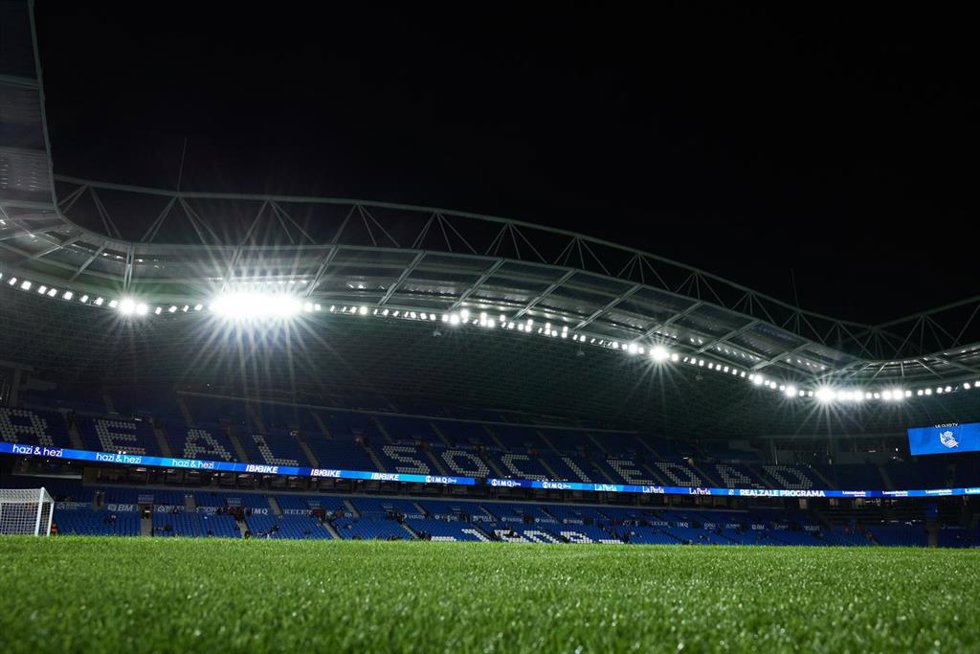 Archivo - Vista general del Reale Arena, en un Real Sociedad-CA Osasuna de LaLiga EA Sports.