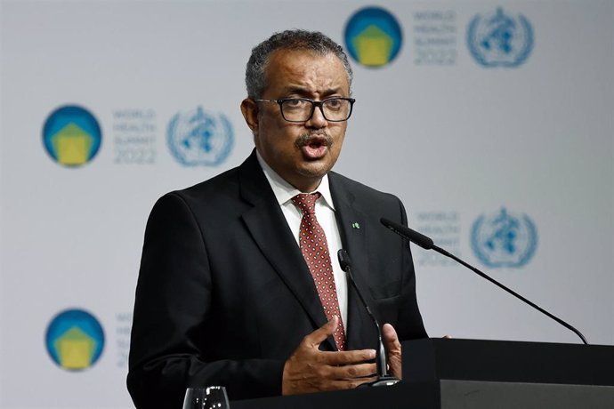 Archivo - El director general de la OMS, Tedros Adhanom Ghebreyesus 