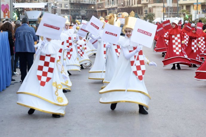 Archivo - Cabalgata del Ninot de las Fallas 2023