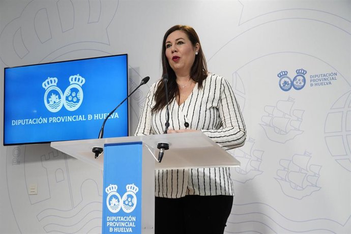 La portavoz del equipo de Gobierno de la Diputación de Huelva, Rocío Moreno.