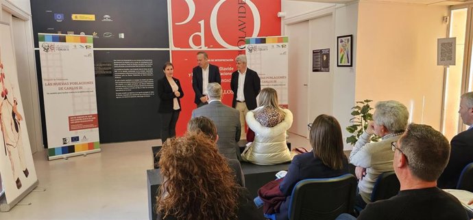 Presentación de la iniciativa 'Las Nuevas Poblaciones de Carlos III como destino turístico'.
