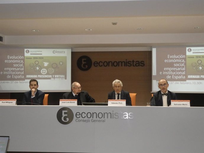 Presentación del estudio 'Evolución económica, social, empresarial e institucional de España en el período 2014-2024'.