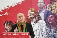 Pepe Álvarez (UGT) ataca a la CIG, "el sindicato del no", y lanza reproches al BNG