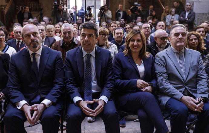 El 'president' de la Generalitat, Carlos Mazón, y la alcaldesa de València, Mª José Catalá, en una imagen de archivo
