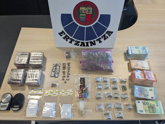 Droga incautada en Getxo (Bizkaia)