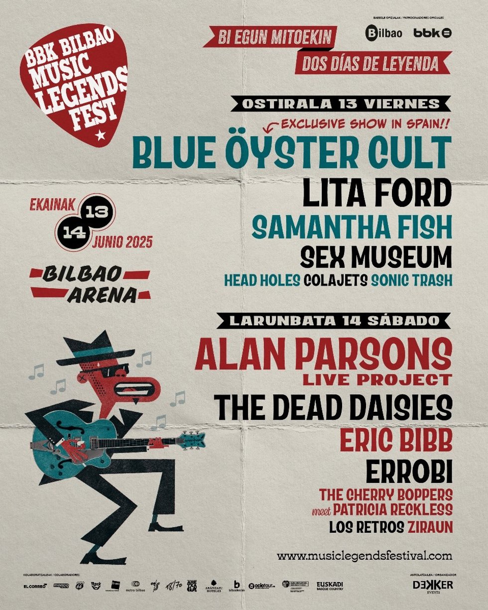 Cartel del BBK Bilbao Music Legends Fest
