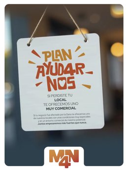 MN4 lanza el 'Plan Ayudarnos' para apoyar a los comercios afectados por la DANA