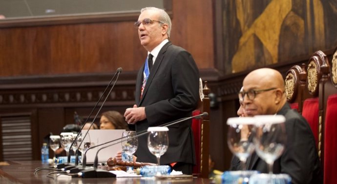 El presidente de República Dominicana, Luis Abinader