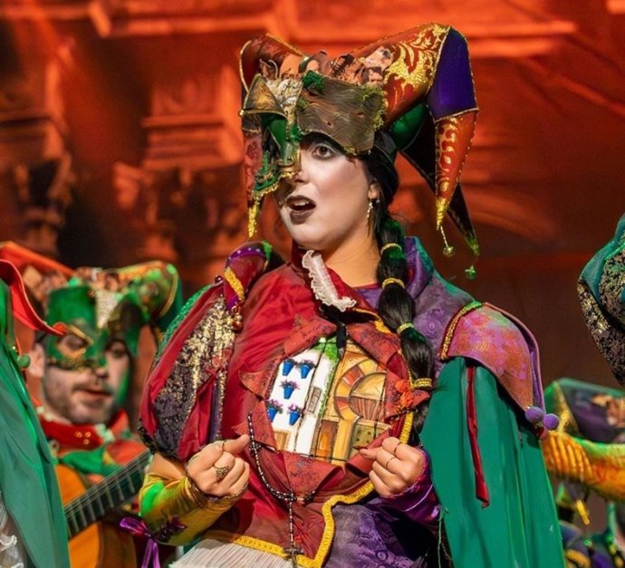 Archivo - Actuación de una agrupación en el concurso.