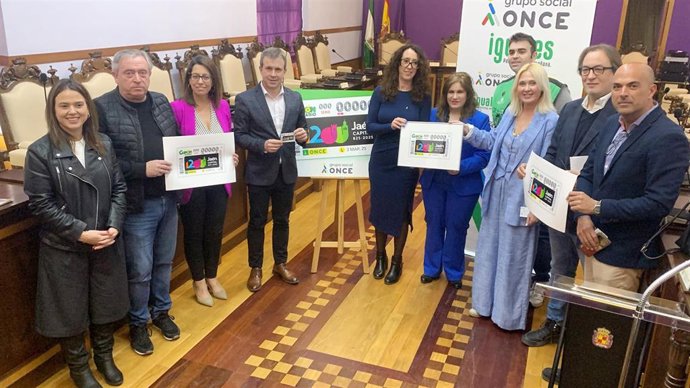 Presentación del cupón dedicado al 1.200 aniversario de la capitalidad de Jaén.