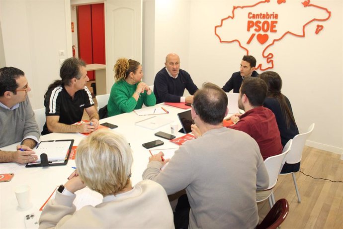 Comité organizador del 15 Congreso del PSOE de Cantabria