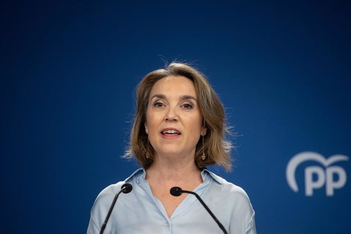 Archivo - La secretaria general del PP, Cuca Gamarra, en imagen de archivo.