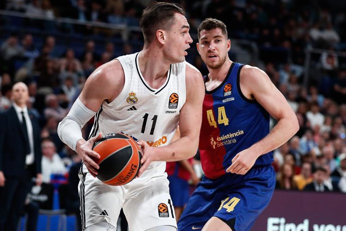 Mario Hezonja, durante um jogo com o Real Madrid.