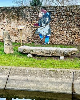 Imagen de uno de los personajes del Antruejo que se pueden ver en la ruta del Antruejo