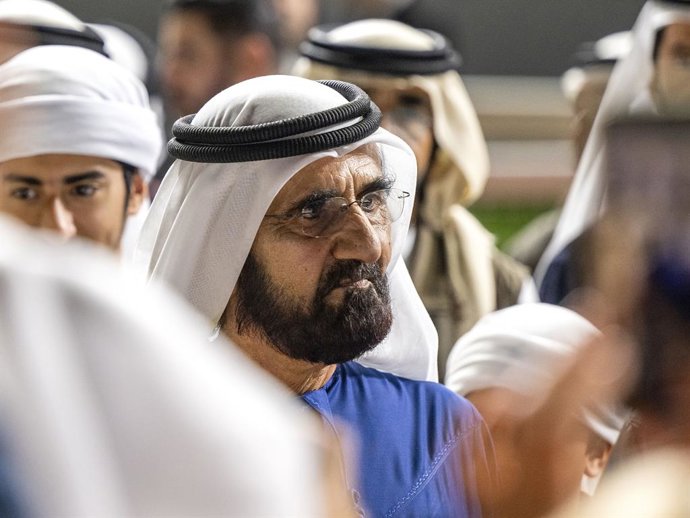 Archivo - Arquivo - O vice-presidente e primeiro-ministro dos Emirados Árabes Unidos (EAU), Mohammed bin Rashid al Maktoum, que também é o líder de Dubai (arquivo).