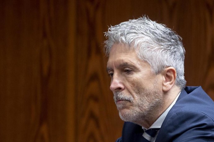 Archivo - El ministro del Interior, Fernando Grande-Marlaska, en una imagen de archivo