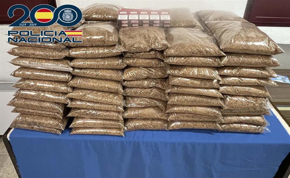 Picadura de tabaco incautada en Badajoz