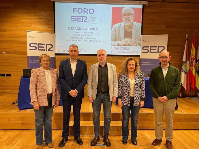 Unai Sordo ha participado este viernes en el Foro Radio Rioja 2025, en Logroño