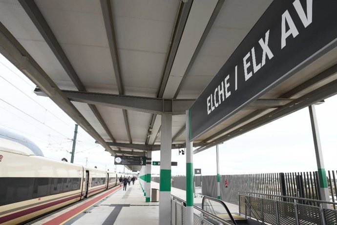 Estación de AVE de Elche (Alicante), en una imagen de archivo.