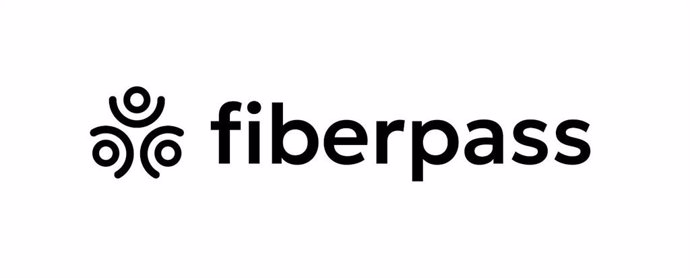 Archivo - Logo de Fiberpass, la empresa conjunta de fibra óptica entre Teléfonica y Vodafone España