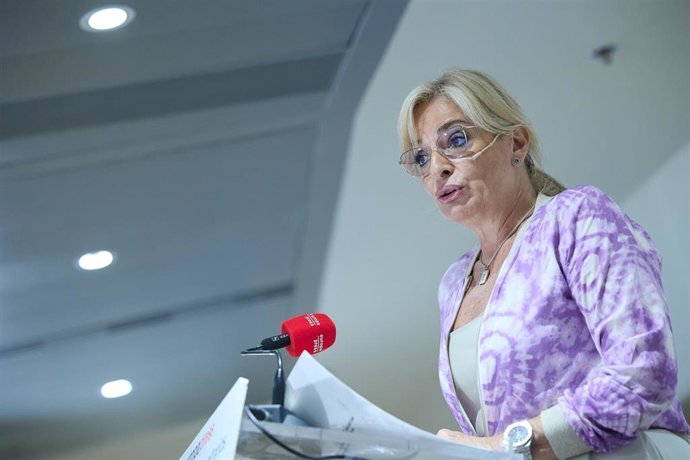 Archivo - La consejera de Sanidad de Canarias, Esther Monzón, durante un desayuno informativo de Europa Press, en el Eurostars Madrid Tower, a 16 de octubre de 2024, en Madrid (España).
